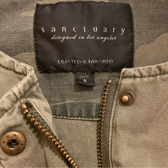 Sanctuary Utility Jacket in Olive Green - Picture 3 of 7